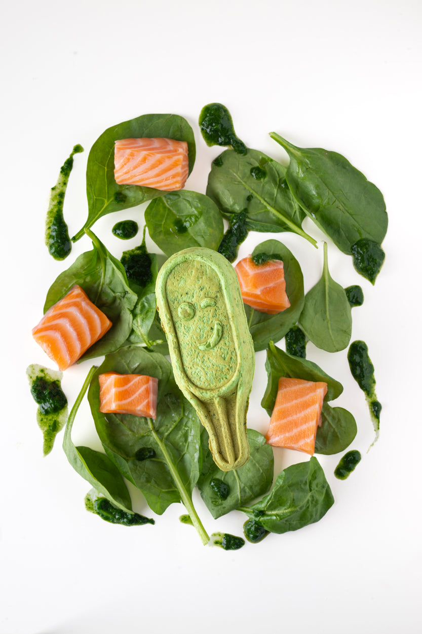 Zalm spinazie